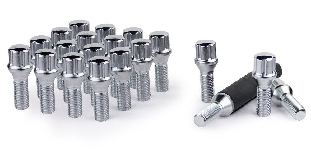 GORILLA 17125SD-20 12mm x 1.25 Thread Size Chrome Finish Small Diameter Lug Bolt (Set of 20) - The Twister Group Tools product