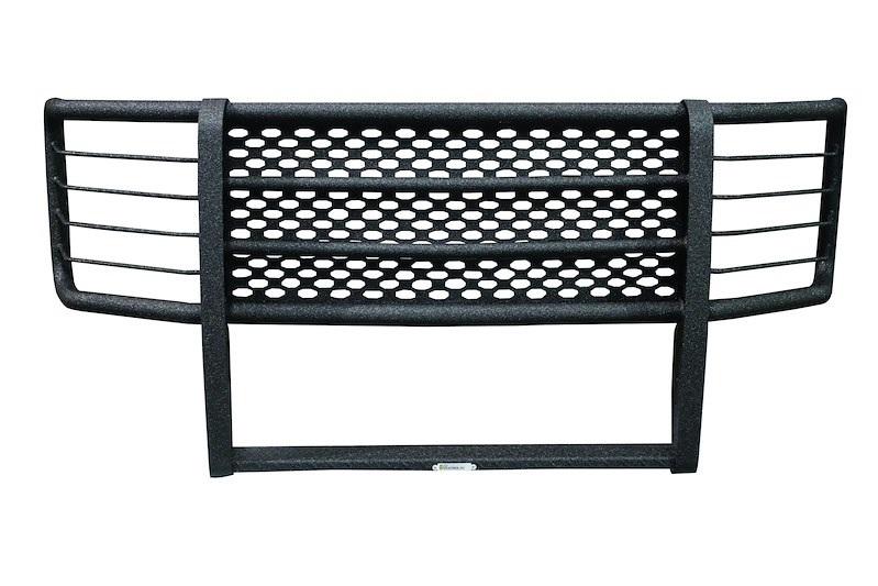 GO IND 44647 Grille Guard; Rancher; 1-Piece; Ultimate Armor Coated; Steel; 1.9 Inch Diameter; With Brush Guard; Without Skid Plate; With Step Plate