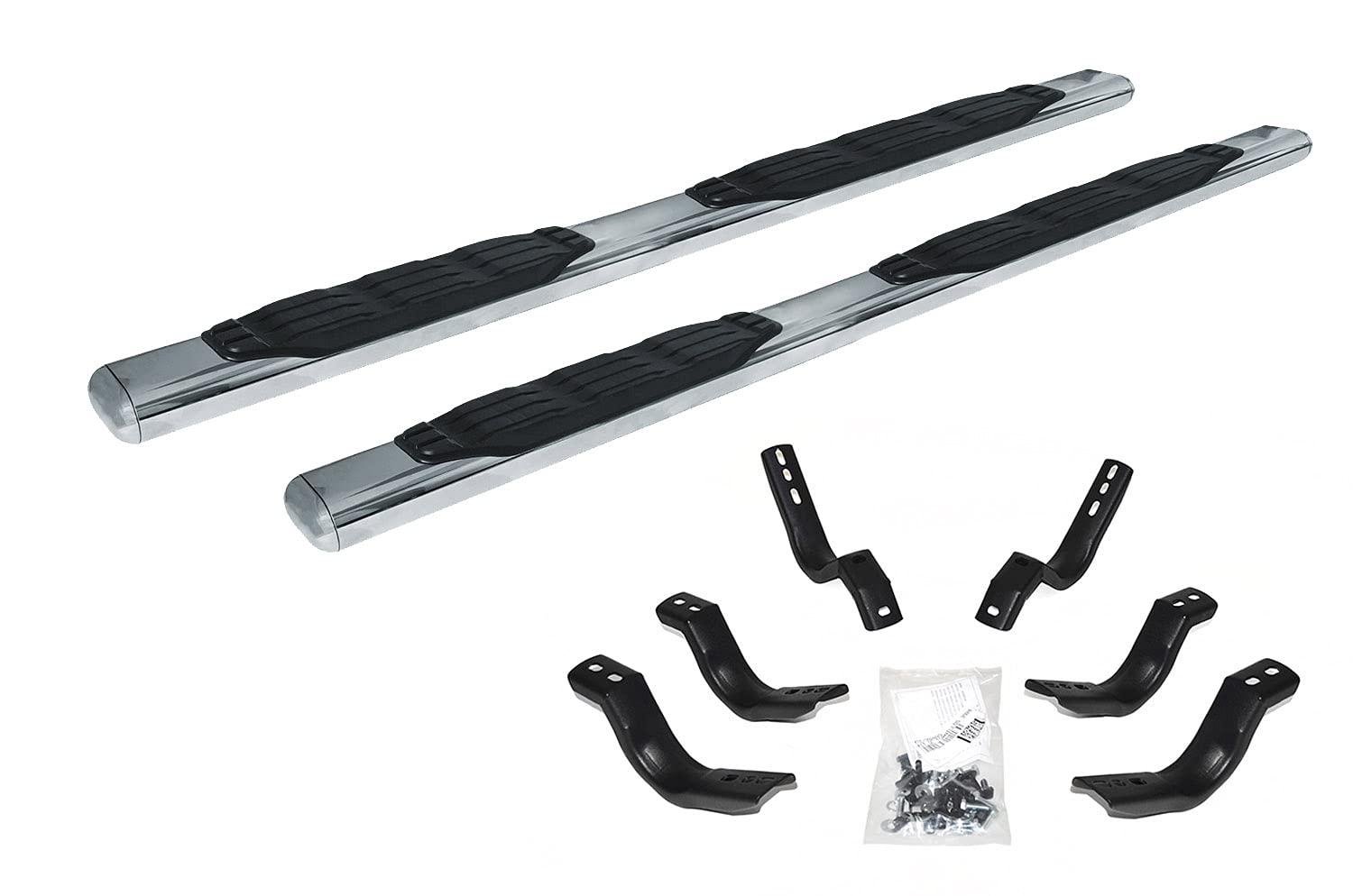 GO RHINO 105409787PS 5 INCH 1000 Series Side Steps with Mounting Brackets Kit for Dodge 02-08 Ram 1500, Dodge 03-09 Ram 2500, Dodge 03-09 Ram 3500 (Crew Cab Pickup) - High quality product image showing GO RHINO 105409787PS 5 INCH 1000 Series Side Steps with Mounting Brackets Kit for Dodge 02-08 Ram 1500, Dodge 03-09 Ram 2500, Dodge 03-09 Ram 3500 (Crew Cab Pickup) details and features