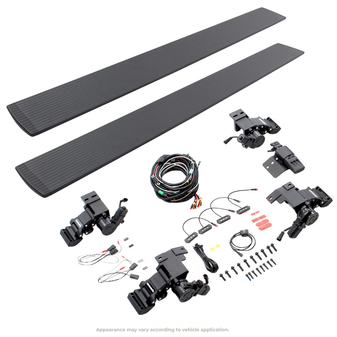 GO RHINO 20450674T E1 Electric Running Board Kit for Jeep 18-24 Wrangler, Jeep 18-24 Wrangler - The Twister Group Tools product
