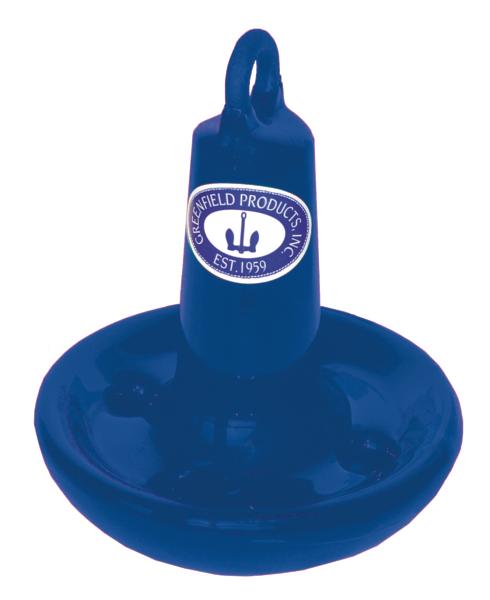 GREENFIELD 515R 515-R Vinyl Coated Mushroom Anchor - Royal Blue, 15 lb. - High quality product image showing GREENFIELD 515R 515-R Vinyl Coated Mushroom Anchor - Royal Blue, 15 lb. details and features