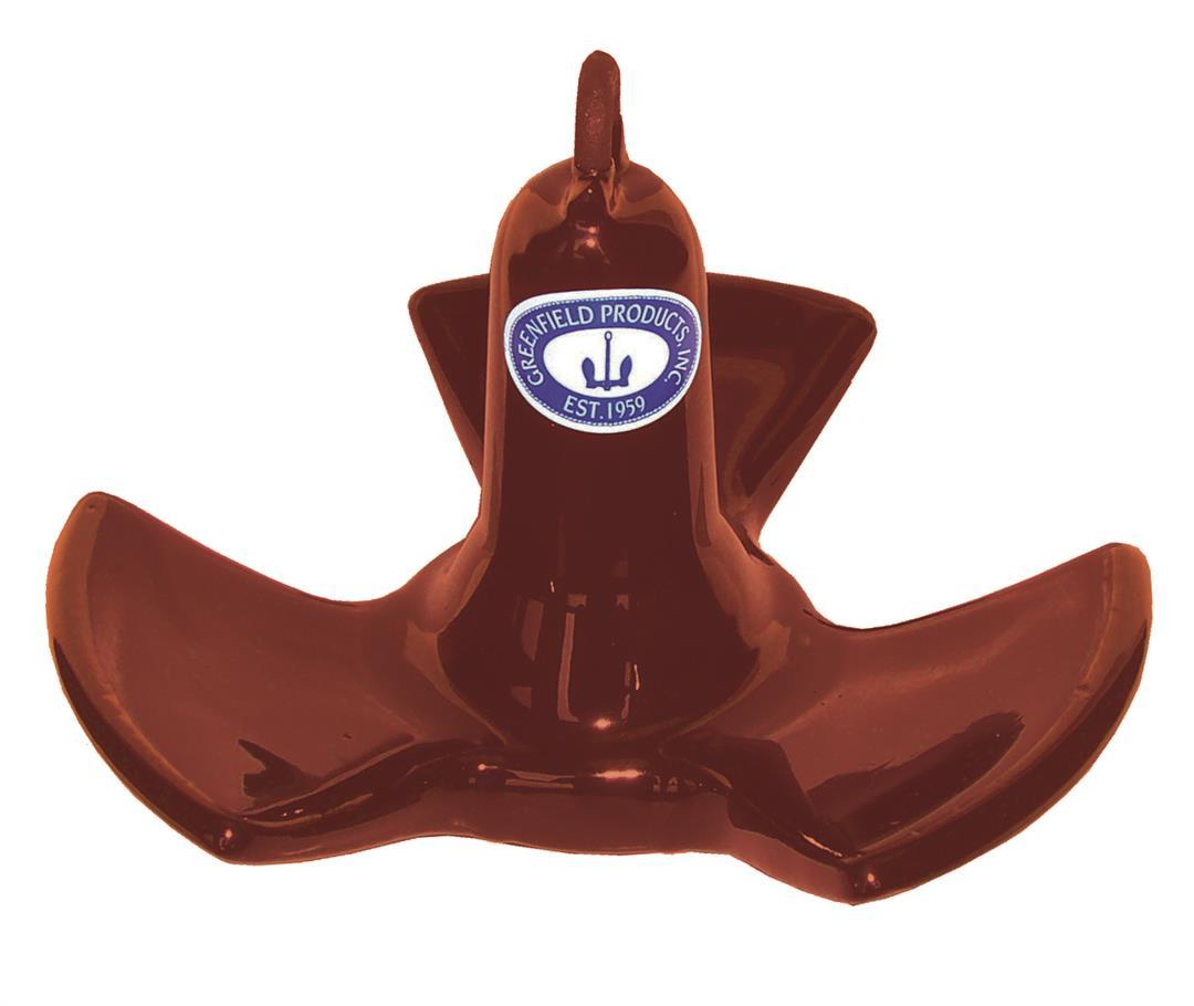 GREENFIELD 516RD 516-RD Vinyl Coated River Anchor - Red, 16 lb. - High quality product image showing GREENFIELD 516RD 516-RD Vinyl Coated River Anchor - Red, 16 lb. details and features