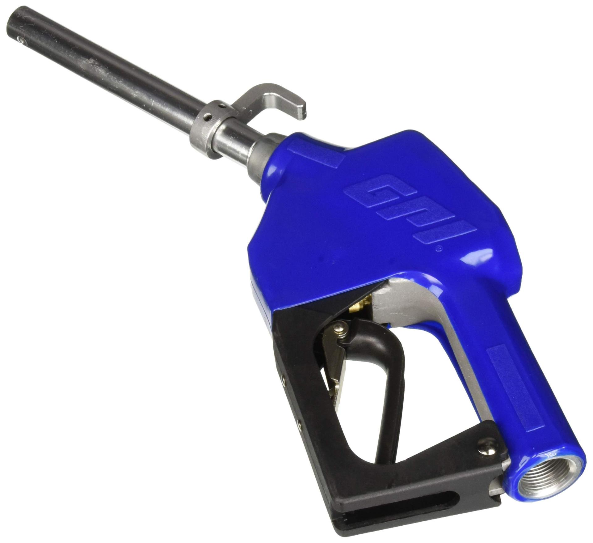 GPI 110121-8 Liquid Transfer Tank Pump Nozzle; Liquid Transfer Tank Pump; Automatic Nozzle; For Use With Unleaded Fuel Only; Can Be Used With GPI M-150S/ M-180S/ M-240S/ And M-1115S Series Part Numbers; Without Swivel - High quality product image showing GPI 110121-8 Liquid Transfer Tank Pump Nozzle; Liquid Transfer Tank Pump; Automatic Nozzle; For Use With Unleaded Fuel Only; Can Be Used With GPI M-150S/ M-180S/ M-240S/ And M-1115S Series Part Numbers; Without Swivel details and features