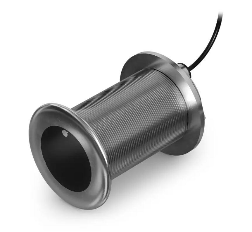 GARMIN 010-02868-00 Transducer; GT15M-THF; Thru-Hull Mount With 0 Degree Tilt Element; 8 Pin; 1200 Foot Saltwater/ 1900 Foot Freshwater Maximum Depth; 85 To 165 kHz Medium Band CHIRP Frequency; 0 To 7 Degree Transom Angle - The Twister Group Tools product