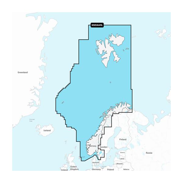 GARMIN 010-C1276-20 NORWAY GARMIN NAVIONICS+, Compatible With Chart Plotters; Detailed Coverage Of Entire Coast Of Norway And Parts Of Sweden; Region Code: NSEU649L; On SD/ Micro-SD Card - The Twister Group Tools product