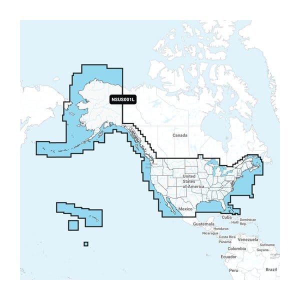 GARMIN 010-C1287-20 New OEM U.S. & Coastal Canada - Lakes, Rivers and Coastal Marine Charts Navionics+ | NSUS001L | microSD/SD and One-Year Subscription - The Twister Group Tools product