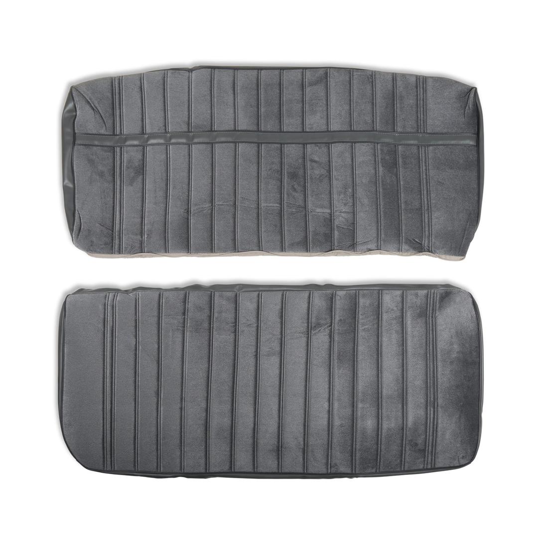 HOLLEY 05-294 Brothers Trucks Seat Upholstery Cloth/Vinyl - Grey/Charcoal - The Twister Group Tools product