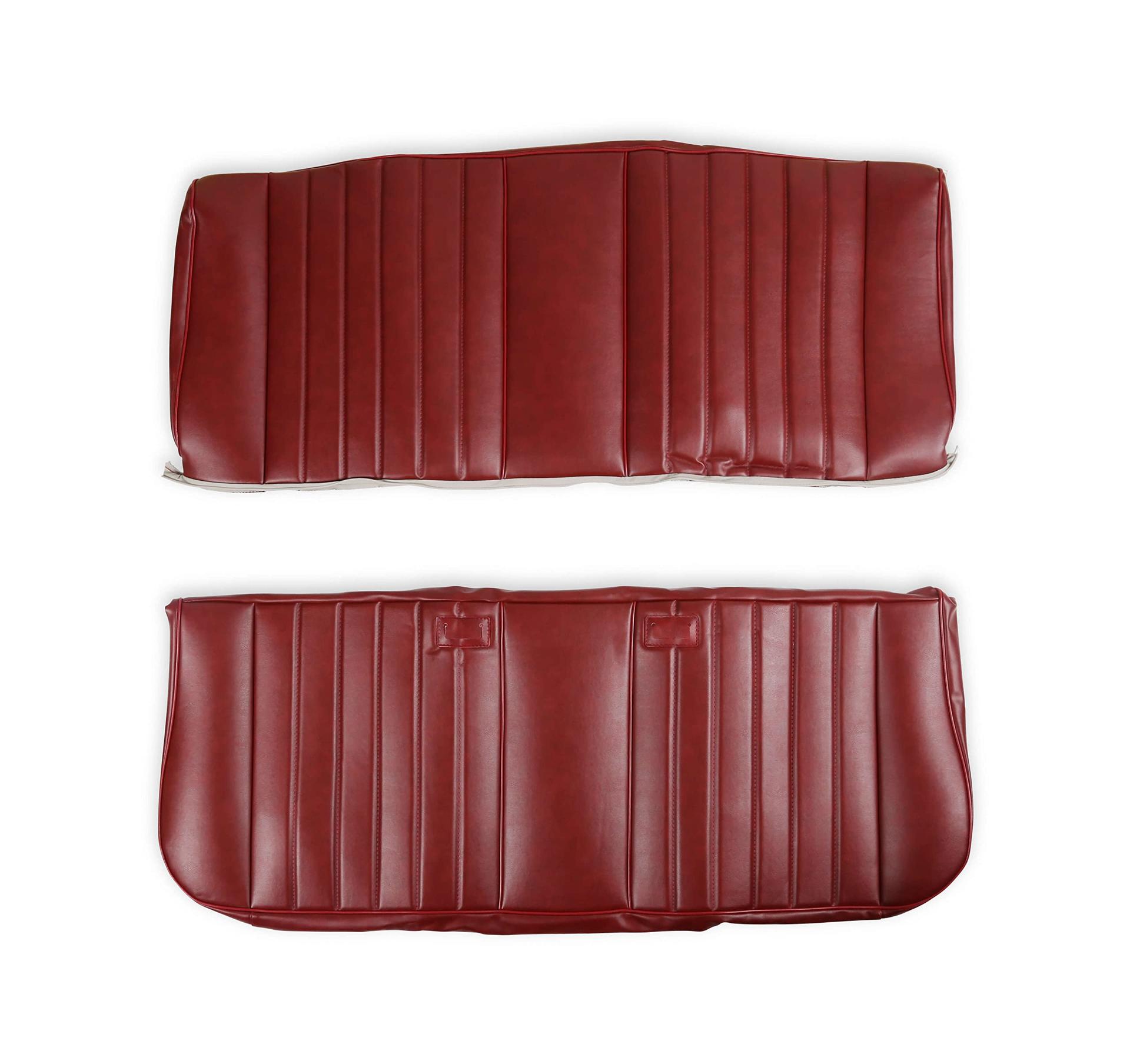 HOLLEY 05-306 Brothers Trucks Seat Upholstery Kit - Vinyl - Maroon - High quality product image showing HOLLEY 05-306 Brothers Trucks Seat Upholstery Kit - Vinyl - Maroon details and features