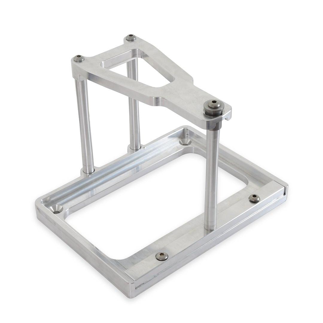 HOLLEY 120106DS ALUMINUM BATTERY MOUNT GRP 34/78, For Use With Group 34/78 Batteries With A Standard Length Of 10-1/4 Inch; Aluminum; With Stainless Steel Fasteners - The Twister Group Tools product