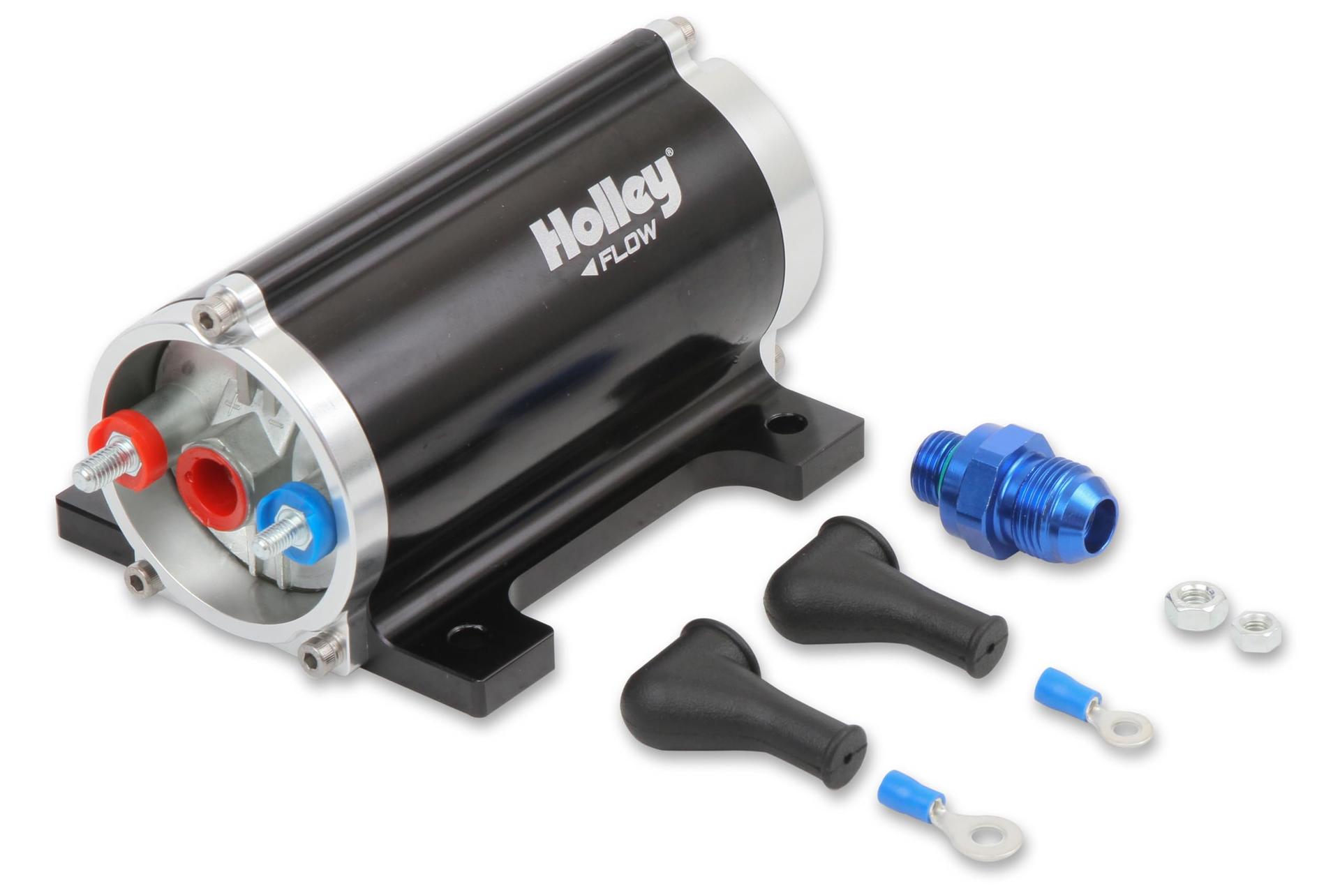 HOLLEY 12-170 100 GPH Universal In-line Electric Fuel Pump - High quality product image showing HOLLEY 12-170 100 GPH Universal In-line Electric Fuel Pump details and features
