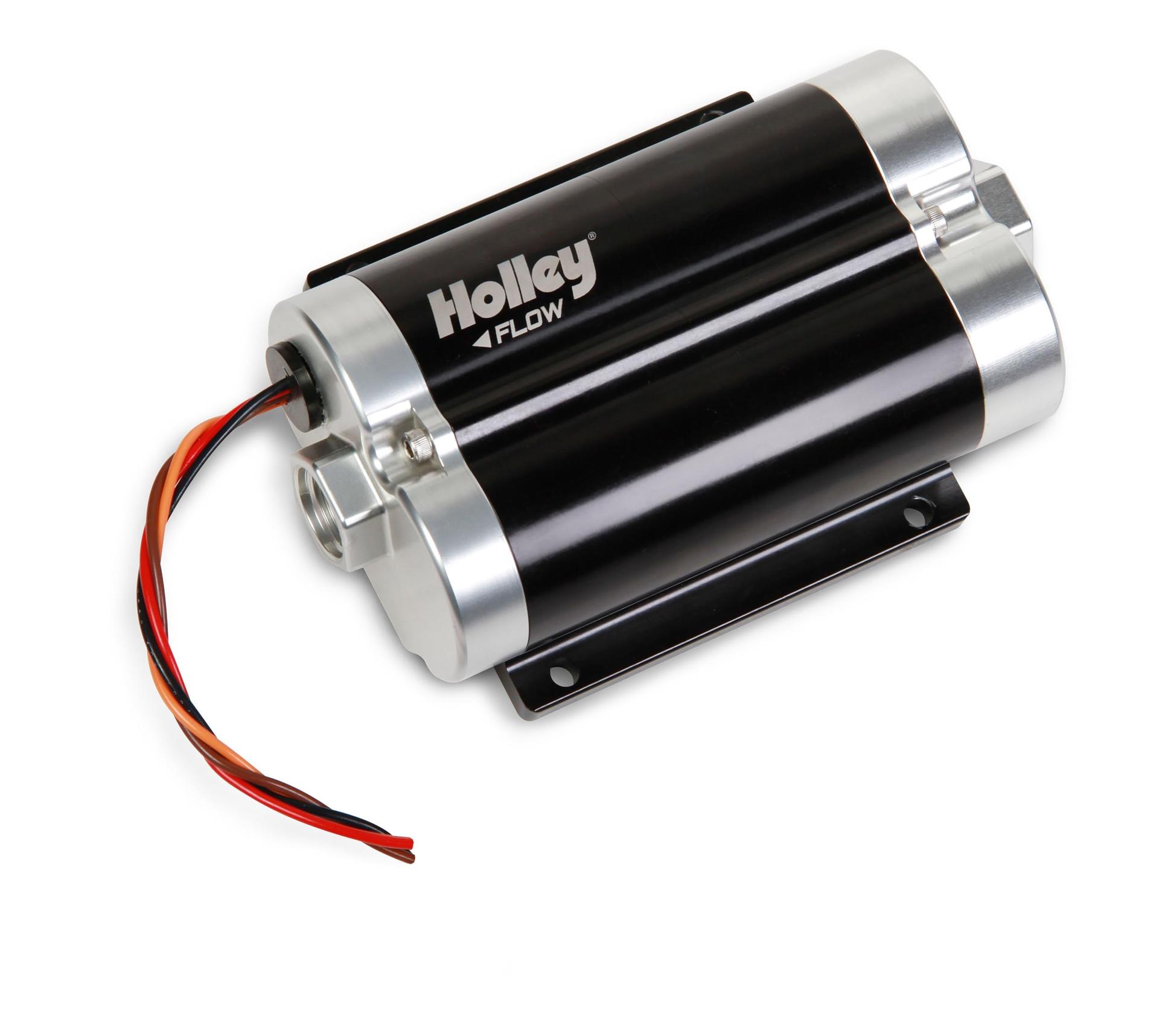 HOLLEY 12-1800 200 GPH Dominator In-Line Billet Fuel Pump - High quality product image showing HOLLEY 12-1800 200 GPH Dominator In-Line Billet Fuel Pump details and features