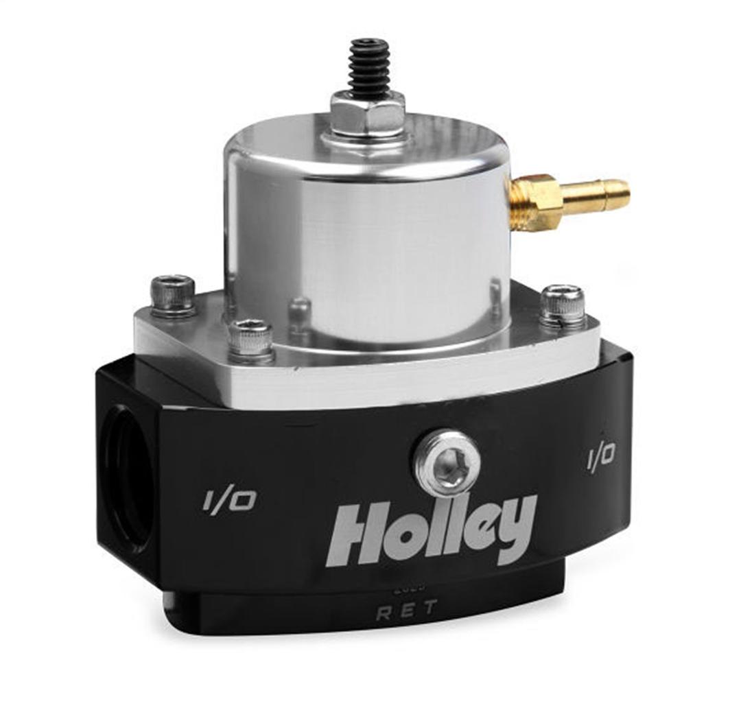 HOLLEY 12-880 Performance Adjustable Billet By-Pass Fuel Regulator, Black - The Twister Group Tools product