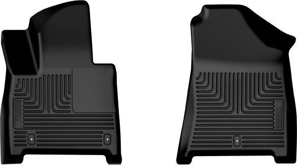 HUSKY LINERS 13571 WB FRONT FLOOR LINER, Direct Fit; Raised Ridge; Black; TPO (Thermoplastic Olefin); Set Of 2 - High quality product image showing HUSKY LINERS 13571 WB FRONT FLOOR LINER, Direct Fit; Raised Ridge; Black; TPO (Thermoplastic Olefin); Set Of 2 details and features