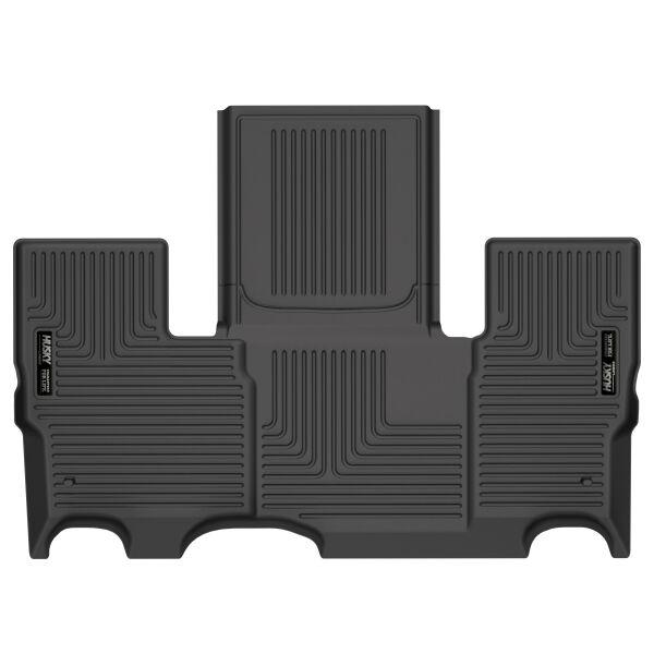 HUSKY LINERS 14181 Weatherbeater | Fits 2022 Jeep Grand Wagoneer with 2nd Row Bucket Seats, 3rd Seat Floor Liner - Black - The Twister Group Tools product