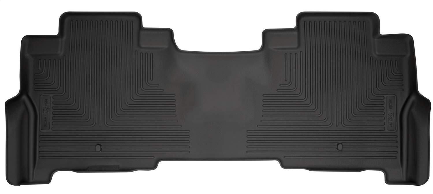 HUSKY LINERS 14341 Weatherbeater Floor Mats | Fits 2018 - 2024 Ford Expedition | 2nd Row, 1-pc Black - High quality product image showing HUSKY LINERS 14341 Weatherbeater Floor Mats | Fits 2018 - 2024 Ford Expedition | 2nd Row, 1-pc Black details and features