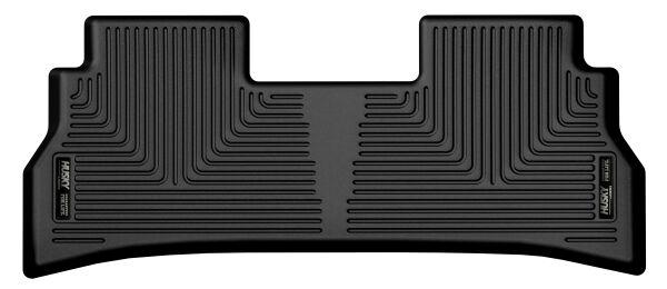 HUSKY LINERS 14891 WB 2ND SEAT FLOOR LINER, Molded Fit; Raised Ridge; Black; TPO (Thermoplastic Olefin); 1 Piece - The Twister Group Tools product