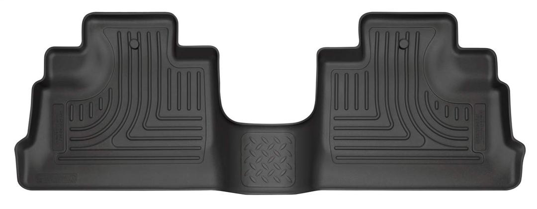 HUSKY LINERS 19021 Weatherbeater Floor Mats | Fits 2011 - 2018 Jeep Wrangler JK 4-Door | 2nd Row, 1-pc Black - The Twister Group Tools product