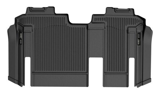 HUSKY LINERS 19801 Weatherbeater Series | Fits 2021-2023 Toyota Sienna (Models w/2nd Row Bench Seats), 2nd Row Liner - Black - High quality product image showing HUSKY LINERS 19801 Weatherbeater Series | Fits 2021-2023 Toyota Sienna (Models w/2nd Row Bench Seats), 2nd Row Liner - Black details and features