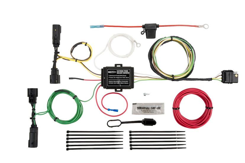 HOPKINS 11141164 CHEVY COLORADO W/O TOW WIRE, 4-Way Flat; With Dust Cover/ Cable Ties And Grease Packet