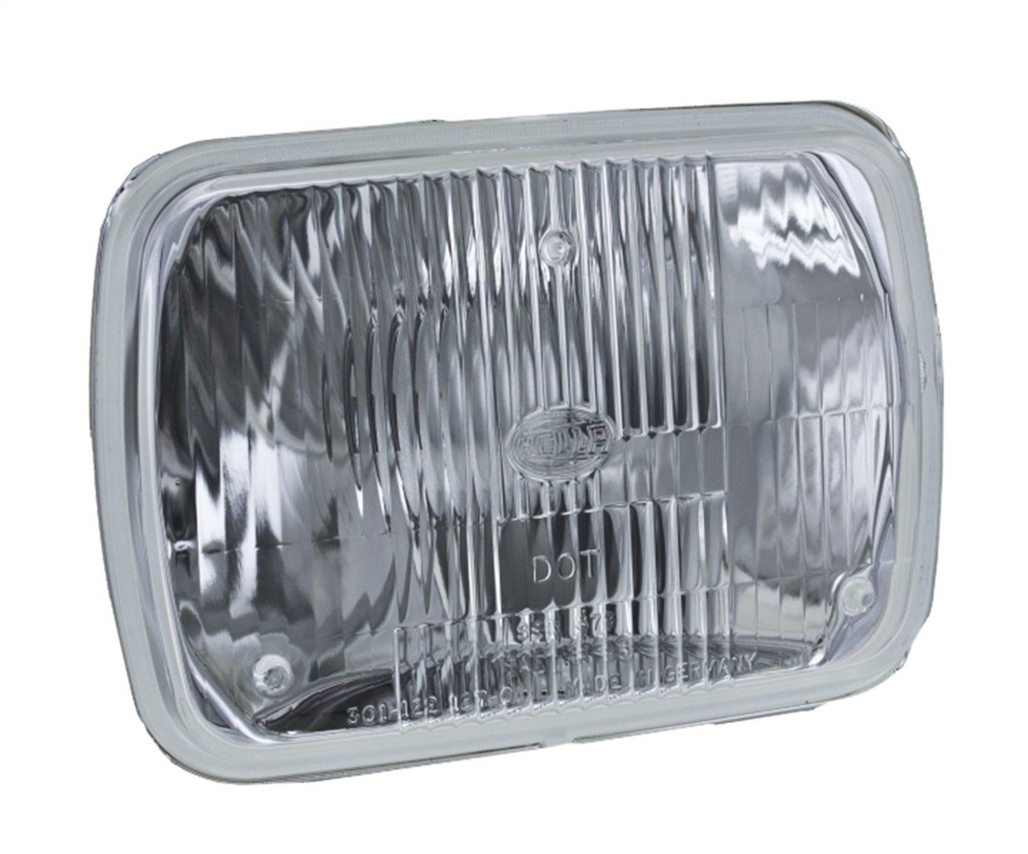 HELLA 003427291 Vision Plus 190x132mm High/Low Beam 12V Halogen Conversion Headlamp (HB2), White - High quality product image showing HELLA 003427291 Vision Plus 190x132mm High/Low Beam 12V Halogen Conversion Headlamp (HB2), White details and features