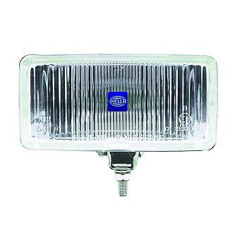 HELLA 005700441 550 FOG CLR H3 12V SAE/ECE, Halogen Bulb; H3 Halogen Clear Bulb; 3.78 X 7.67 Inch Rectangular; 55 Watt; Fog Beam; Clear Lens; Chrome ABS Housing; Universal Stud Mount; Single Light With Bulb/ Stone Shield/ Mounting Hardware