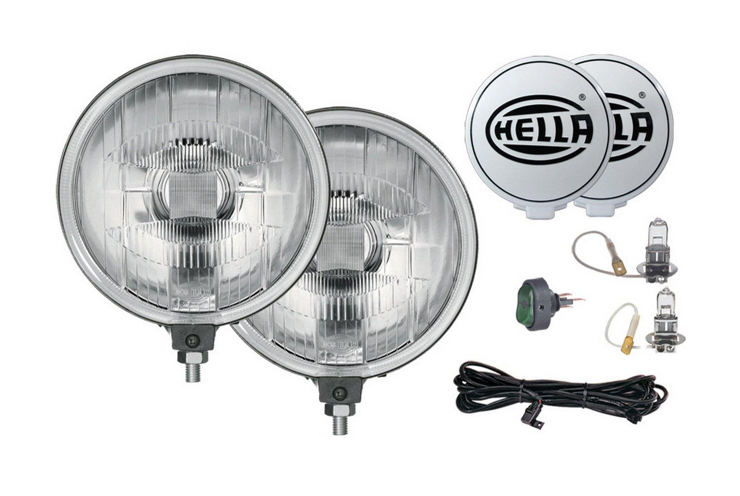 HELLA 005750952 500 Series Driving Lamp Kit, Clear, 6 INCH - High quality product image showing HELLA 005750952 500 Series Driving Lamp Kit, Clear, 6 INCH details and features