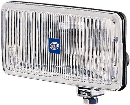 HELLA 005860201 450 FOG CLR H3 12V SAE/ECE, Halogen Bulb; H3 Halogen Clear Bulb; 3.54 X 6.33 Inch Rectangular; 55 Watt; Clear Lens; ABS Housing; Universal Stud Mount; Single Light With Bulb/ Stone Shield/ Mounting Hardware - The Twister Group product