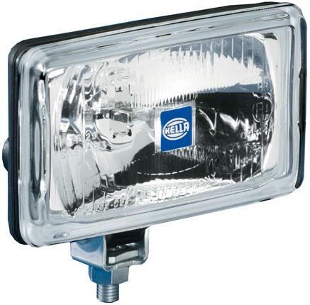 HELLA 005860231 450 DRV CLR H3 12V SAE/ECE, Halogen Bulb; H3 Halogen Clear Bulb; 3.5 X 6.3 Inch Rectangular; 55 Watt; Driving Beam; Clear Lined Lens; ABS Housing; Universal Stud Mount; Single Light With Bulb/ Mounting Hardware - The Twister Group product