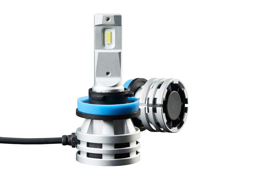 HELLA 226971551 LED FOG H11/H8/H16 12/24V 24W, H8/ H11/ H16; LED; 24 Watt; Dual Beam; White; 6500K Light Color Temperature; 12/ 24 Volt; Set Of 2 - The Twister Group Tools product