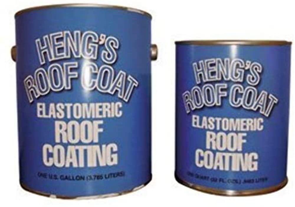 HENGS 47128-4 Hengs Elastometric Roof Coating - 1 Gallon - High quality product image showing HENGS 47128-4 Hengs Elastometric Roof Coating - 1 Gallon details and features