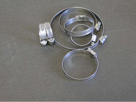HELIX RACING 111-6204 ALL STAINLESS WORM DRIVE 6MM-16MM, 0.23 Inch To 0.62 Inch Clamping Range; Worm Gear Style; Stainless Steel; Pack Of 10 - High quality product image showing HELIX RACING 111-6204 ALL STAINLESS WORM DRIVE 6MM-16MM, 0.23 Inch To 0.62 Inch Clamping Range; Worm Gear Style; Stainless Steel; Pack Of 10 details and features
