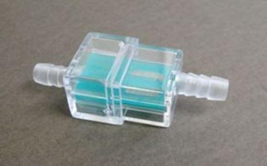 HELIX RACING 118-9011 FUEL FILTER 1/4FT (6MM) RECTANGULAR, Complete Assembly; In-Line; 1/4 Inch Inlet/Outlet; Rectangular Shape; 106 Micron Stainless Steel Screen Element In Green Frame; Clear Housing; Single - High quality product image showing HELIX RACING 118-9011 FUEL FILTER 1/4FT (6MM) RECTANGULAR, Complete Assembly; In-Line; 1/4 Inch Inlet/Outlet; Rectangular Shape; 106 Micron Stainless Steel Screen Element In Green Frame; Clear Housing; Single details and features