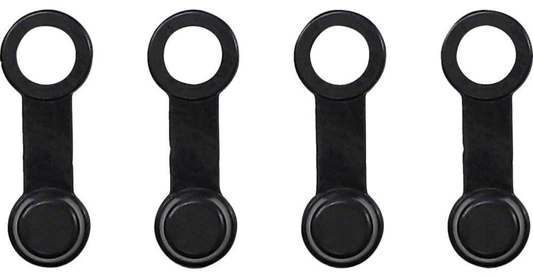 HELIX RACING 202-2005 BRAKE BLEEDER CAP BLACK W/ TETHER, Black; With Tether; Set Of 4 - The Twister Group Tools product