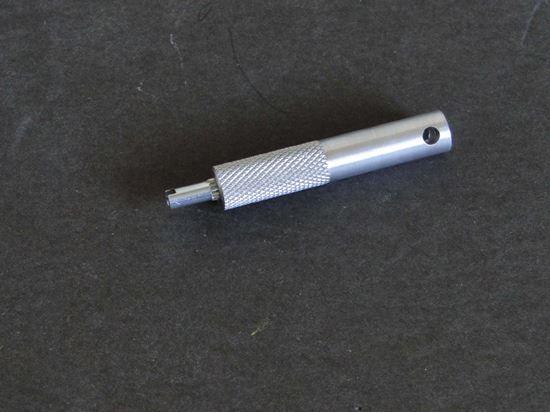 HELIX RACING 041-9210 ALUMINUM HANDLE, Use To Remove Valve Cores; Without Handle; Aluminum - The Twister Group Tools product