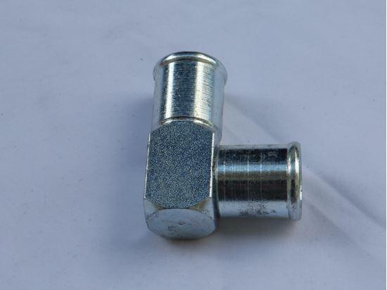 HELIX RACING 058-2255 PLATED STEEL 3/4(19MM), 90 Degree Elbow; 3/4 Inch; Plated Steel - The Twister Group Tools product