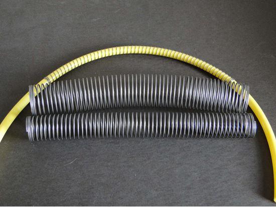 HELIX RACING 060-0438 STAINLESS STEEL FOR 7/16(11MM)OD H, Use With 7/16 Inch Outer Diameter Hose; 10 Inch Length; Silver; Stainless Steel