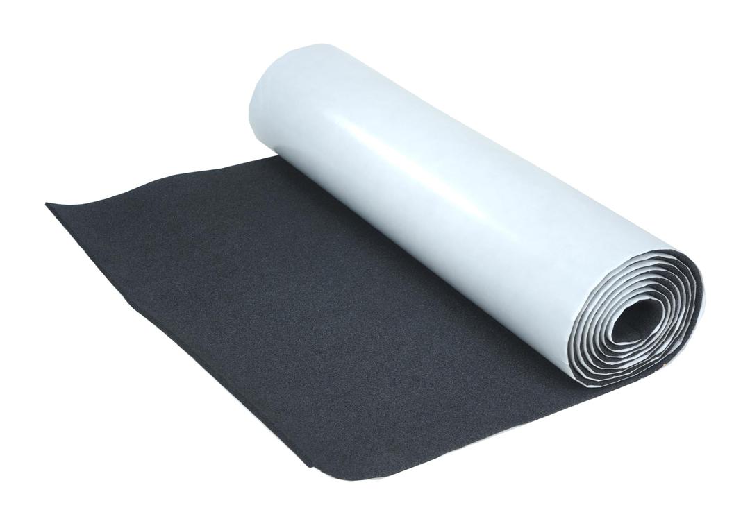 HUSHMAT 22410 Silencer Megabond - (1) 24in x 10ft Roll - 1/4in Thick 20 SqFt. - The Twister Group Tools product