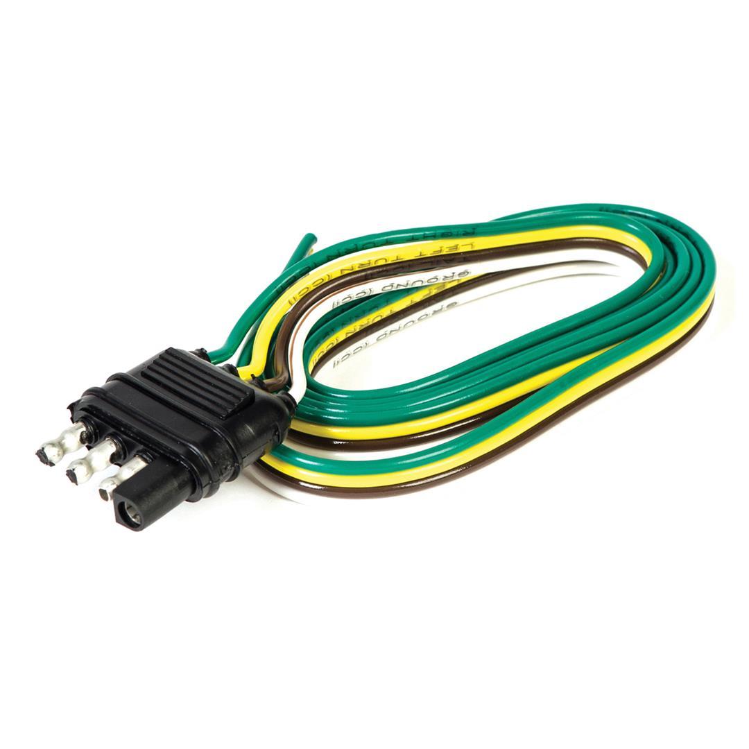 HUSKY TOWING 13193 12 INCH 4-Wire Flat Trailer Connector for Trailer End - High quality product image showing HUSKY TOWING 13193 12 INCH 4-Wire Flat Trailer Connector for Trailer End details and features