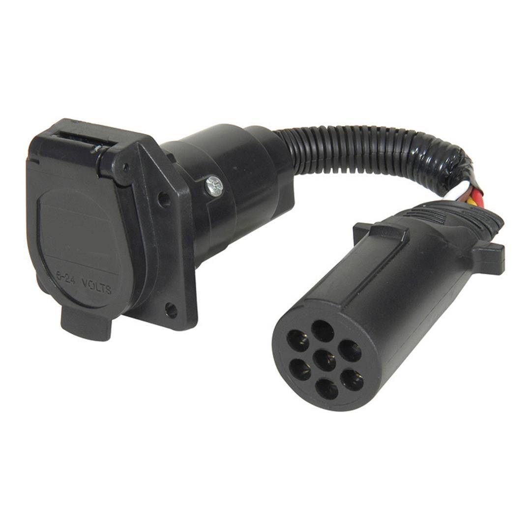 HUSKY TOWING 15253 7-Pin to 7 RV Adapter - High quality product image showing HUSKY TOWING 15253 7-Pin to 7 RV Adapter details and features