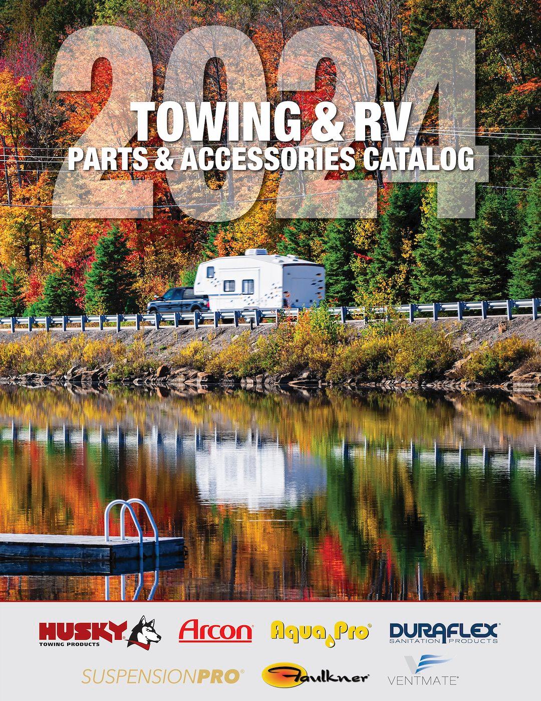 HUSKY TOWING 24RVPLCAT 2024 RV SPG CATALOG, 2024 Towing and RV Accessories Catalog; 124 Pages With Color Images; Single - High quality product image showing HUSKY TOWING 24RVPLCAT 2024 RV SPG CATALOG, 2024 Towing and RV Accessories Catalog; 124 Pages With Color Images; Single details and features