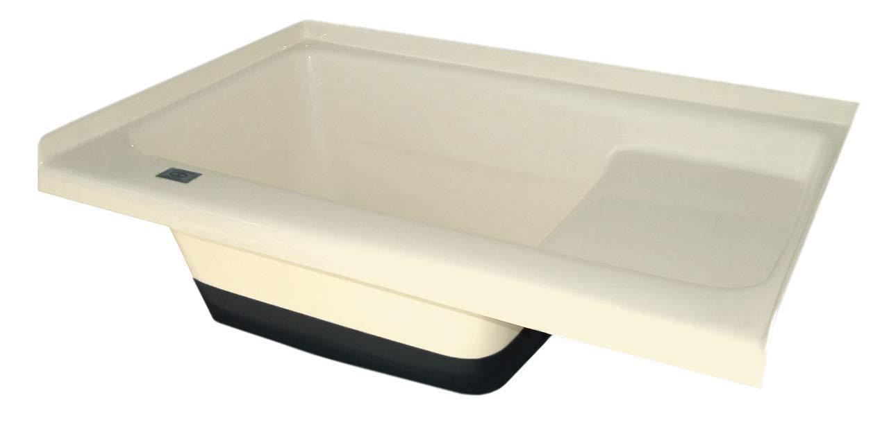 ICON 00473 Sit-in Step Tub with Left Hand Drain TU500LH - Colonial White - High quality product image showing ICON 00473 Sit-in Step Tub with Left Hand Drain TU500LH - Colonial White details and features