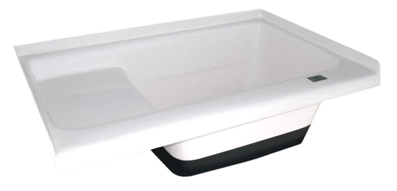 ICON 00476 Sit-in Step Tub with Right Hand Drain TU500RH - Polar White - High quality product image showing ICON 00476 Sit-in Step Tub with Right Hand Drain TU500RH - Polar White details and features