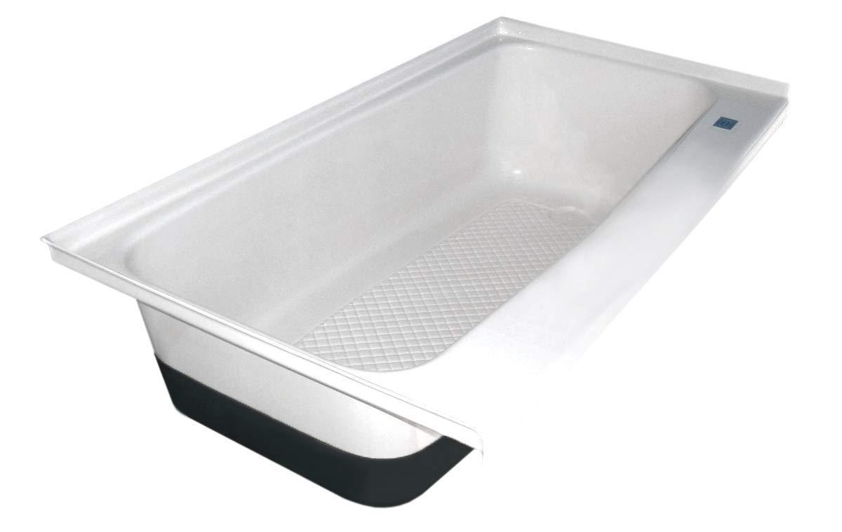 ICON 00480 Bath Tub TU600RH - Right Hand Drain, Polar White - High quality product image showing ICON 00480 Bath Tub TU600RH - Right Hand Drain, Polar White details and features