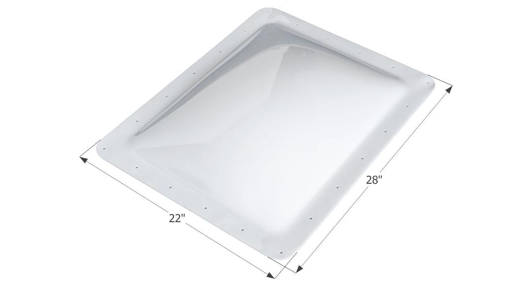 ICON 01853 0RV Skylight SL1824-24 INCH x 18 INCH x 4 INCH, White - The Twister Group Tools product