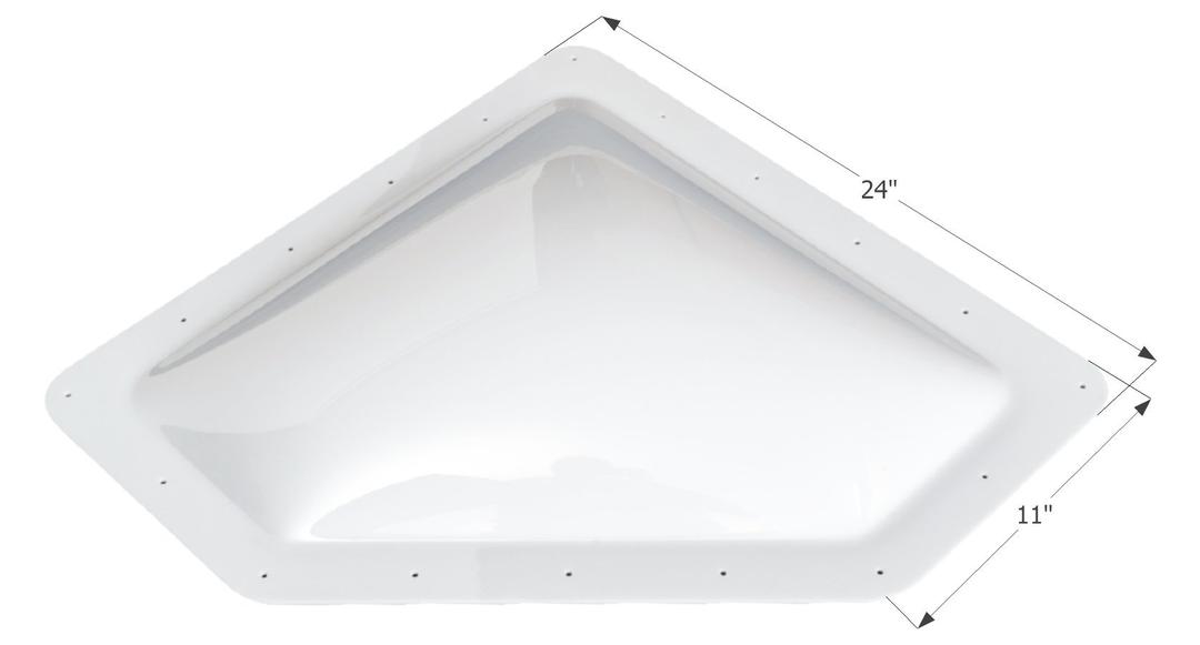 ICON 01865 0RV Skylight NSL208-20 INCH x 8 INCH x 4 INCH, White - The Twister Group Tools product