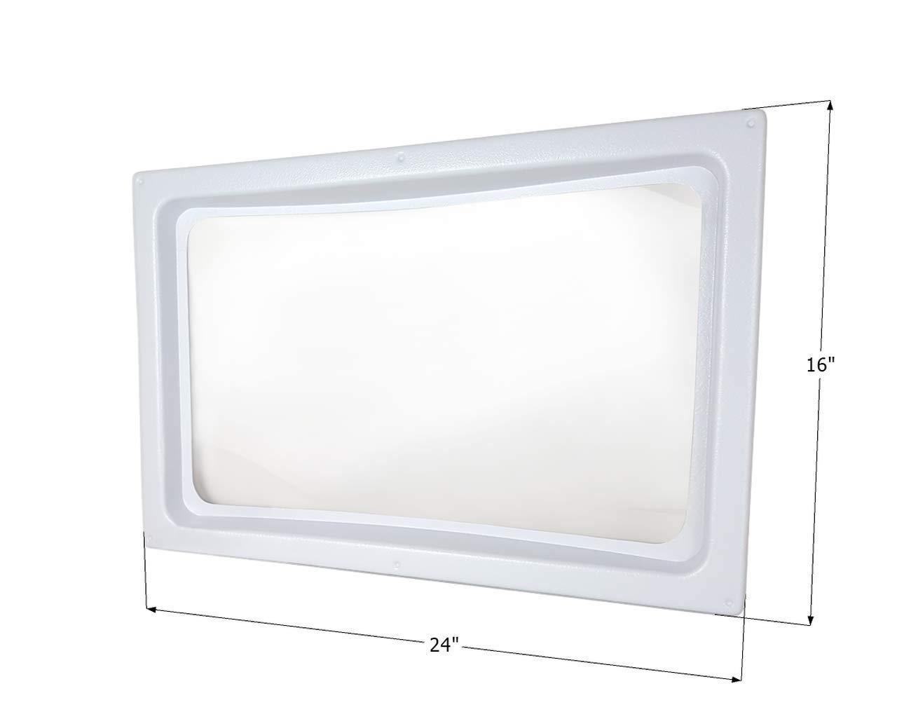 ICON 12149 RV Skylight Inner Dome, White, 24 Inch - High quality product image showing ICON 12149 RV Skylight Inner Dome, White, 24 Inch details and features
