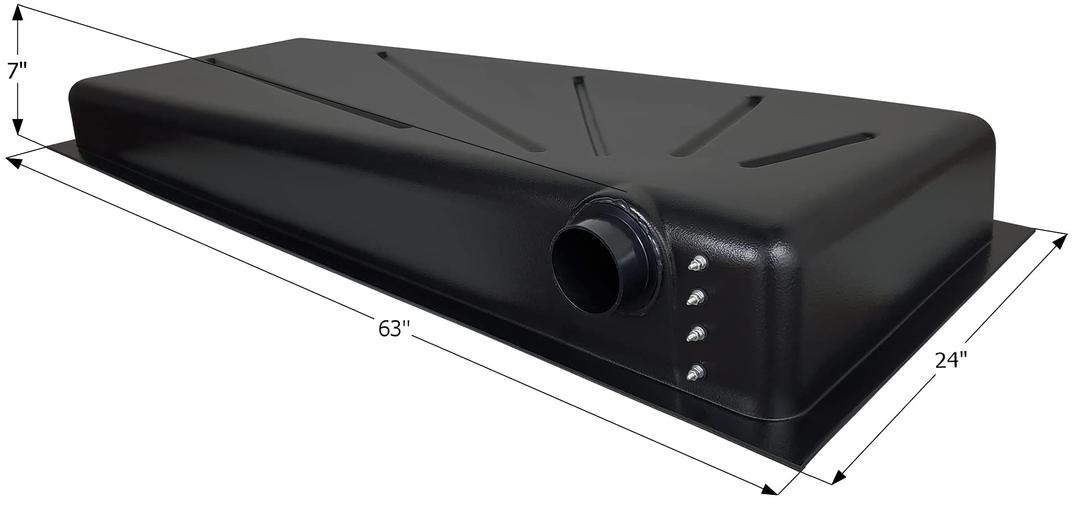 ICON 12583 Holding Tank, HT293-SD, 63x24x7, 28 Gal. - The Twister Group Tools product