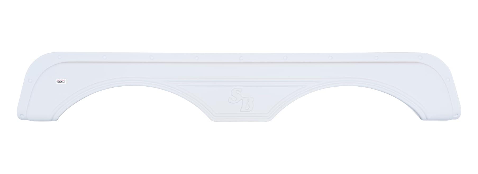 ICON 12665 Fender Skirt, Tandem, Sunnybrook, FS2665, Polar White - High quality product image showing ICON 12665 Fender Skirt, Tandem, Sunnybrook, FS2665, Polar White details and features