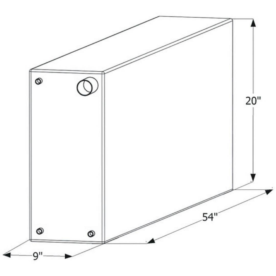 ICON 12714 12717 Fresh Water Replacement Tank, 50 Gal. - The Twister Group Tools product