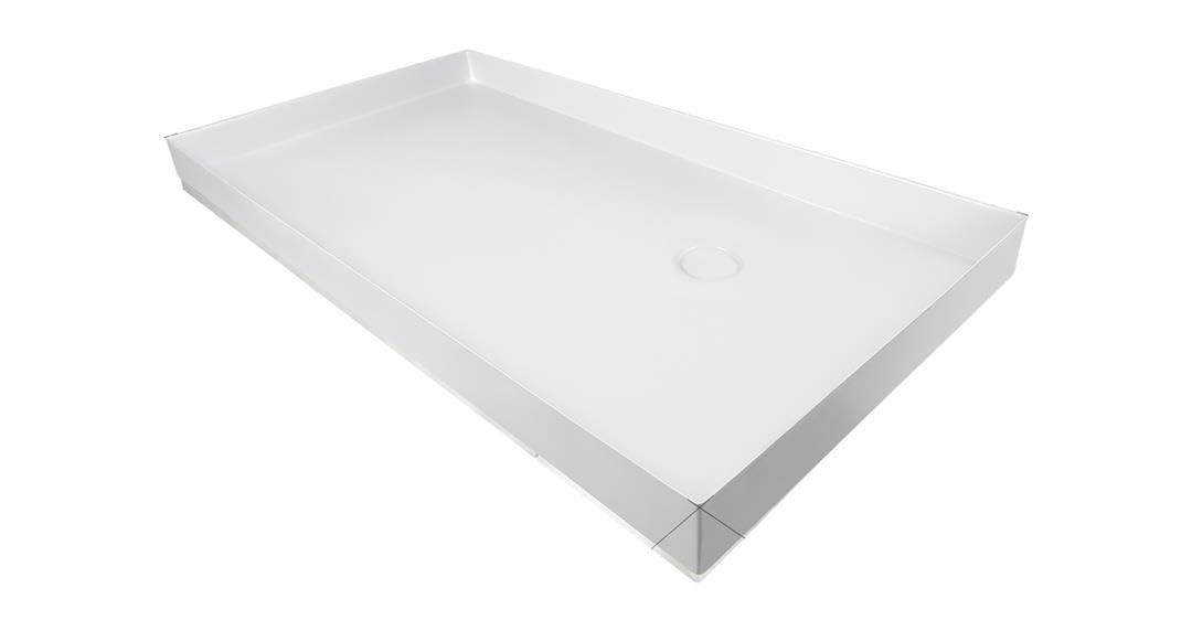ICON 14069 Shower Pan, SP500-PW, Assembly - High quality product image showing ICON 14069 Shower Pan, SP500-PW, Assembly details and features
